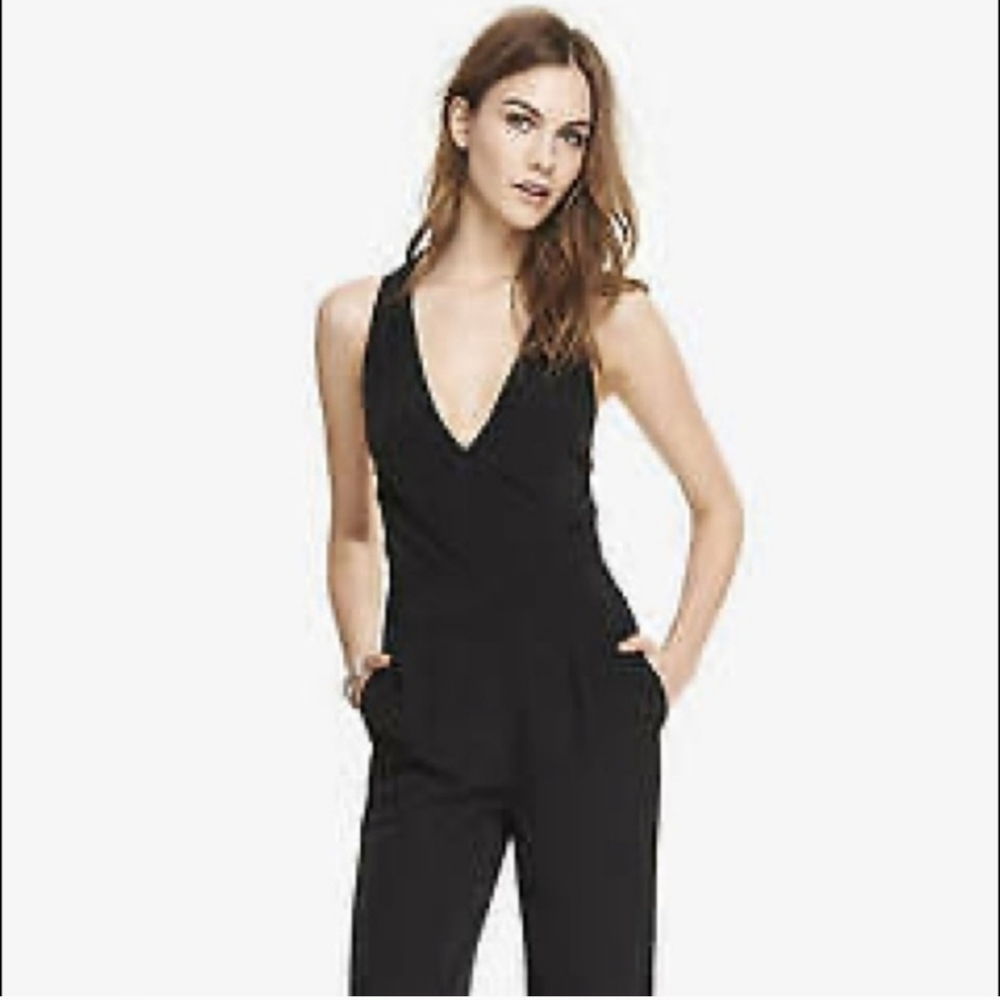 Express Jumpsuit Black Size 12 Hatler Jumpsuit